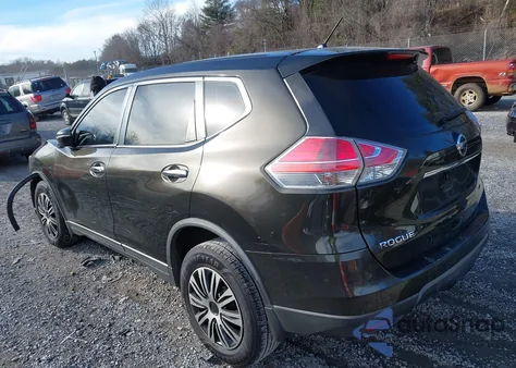 2015 Nissan Rogue S из США, поврежденный, VIN KNMAT2MT9FP506017